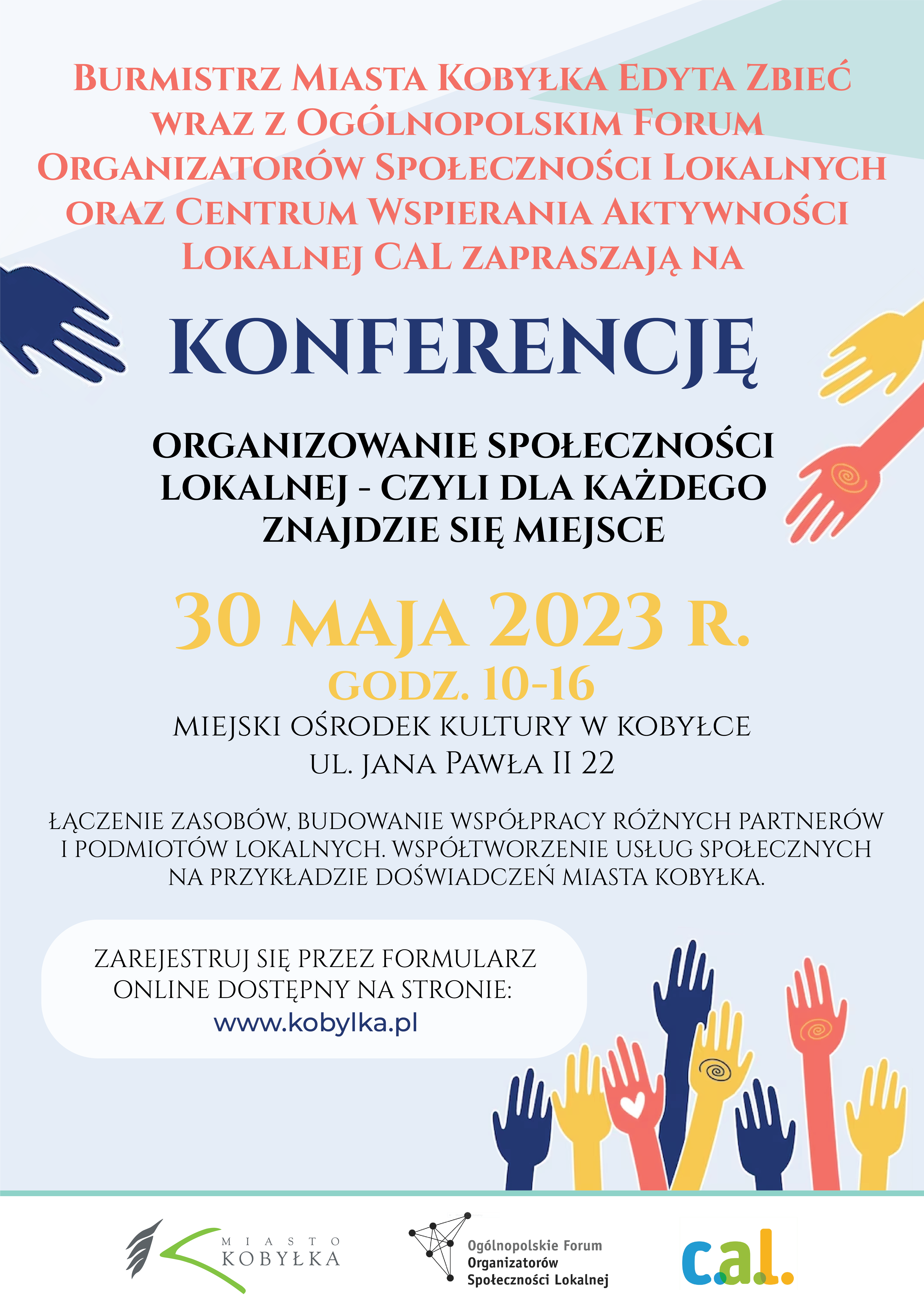 plakat z zaproszeniem do wzięcia udziału w konferencji 30 maja 2023 roku