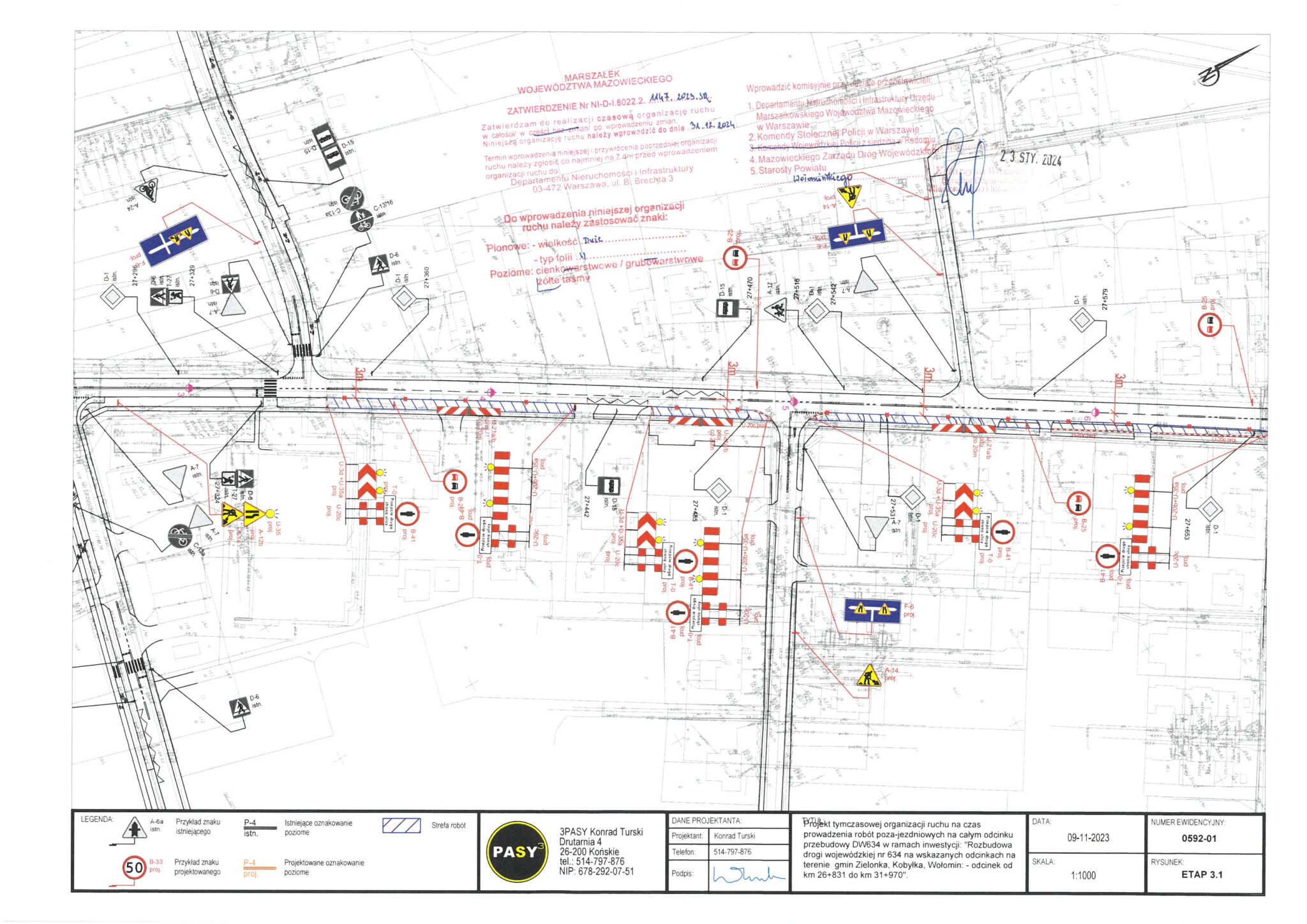 mapa tymczasowej organizacji ruchu 