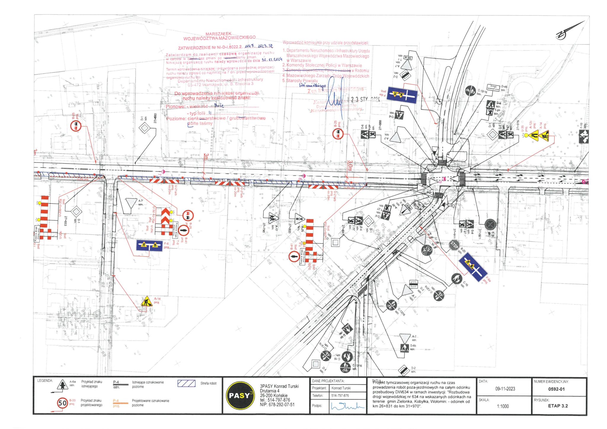 mapa tymczasowej organizacji ruchu 