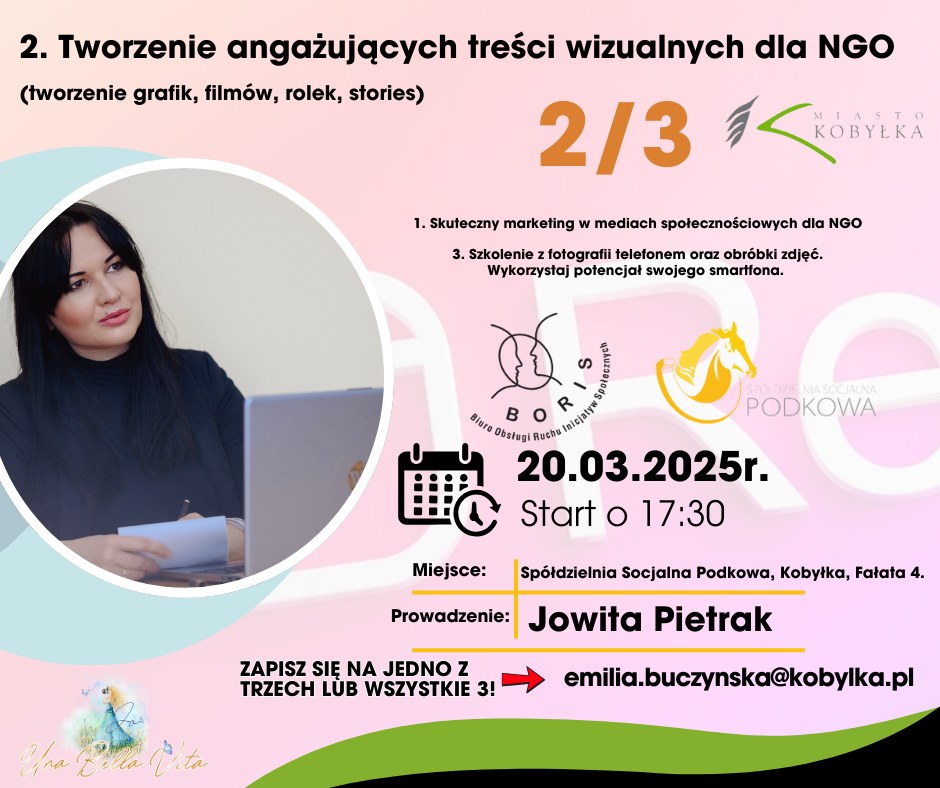 Na plakacie widzimy informacje dotyczące wydarzenia