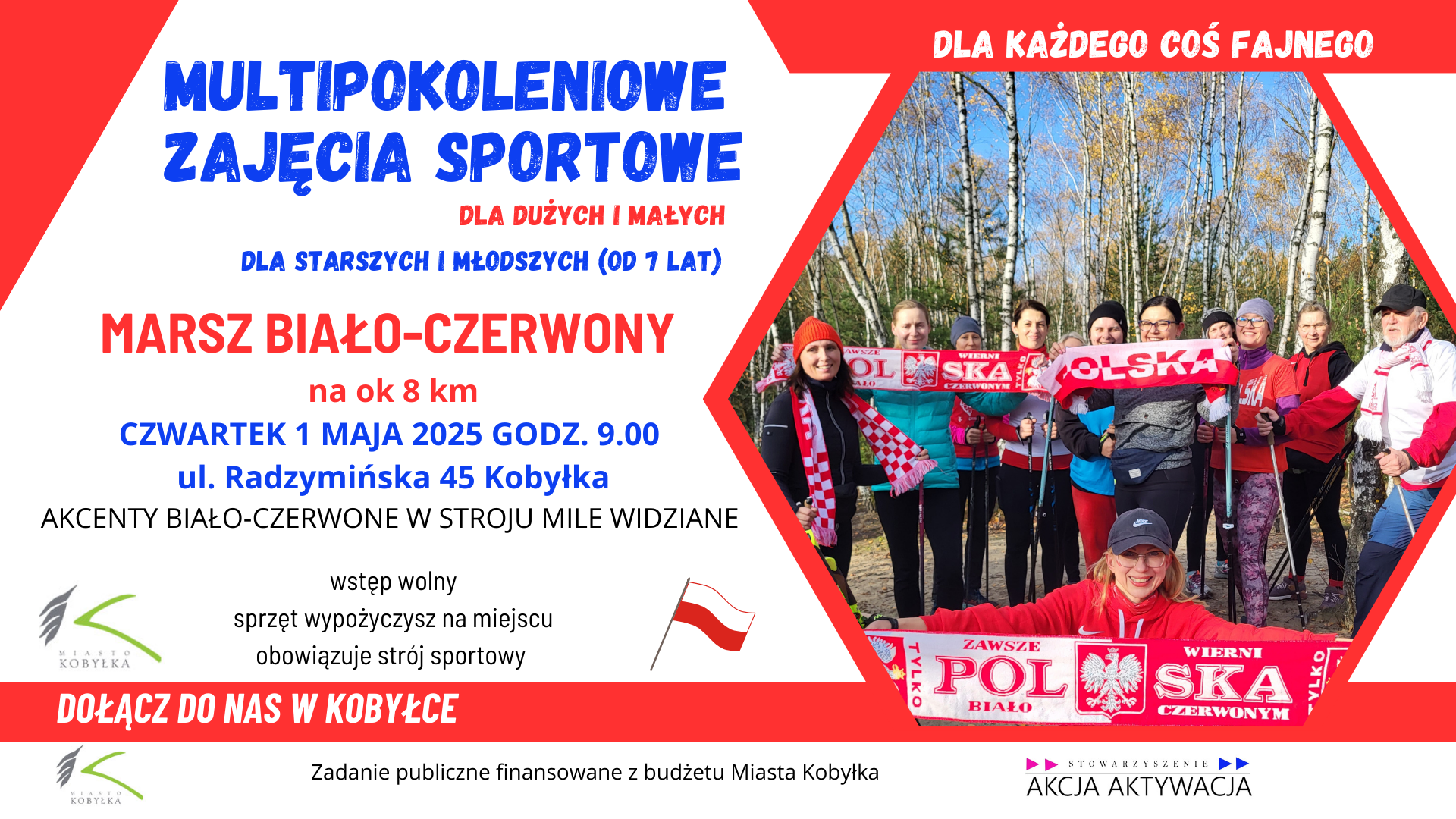 Na plakacie widzimy informacje dotyczące wydarzenia