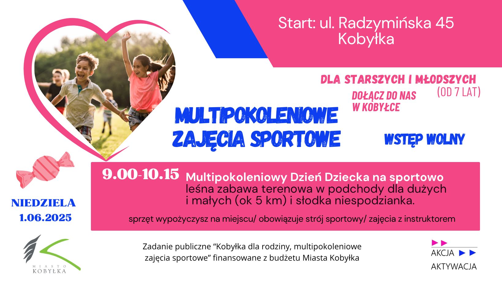 Na plakacie widzimy informacje dotyczące wydarzenia