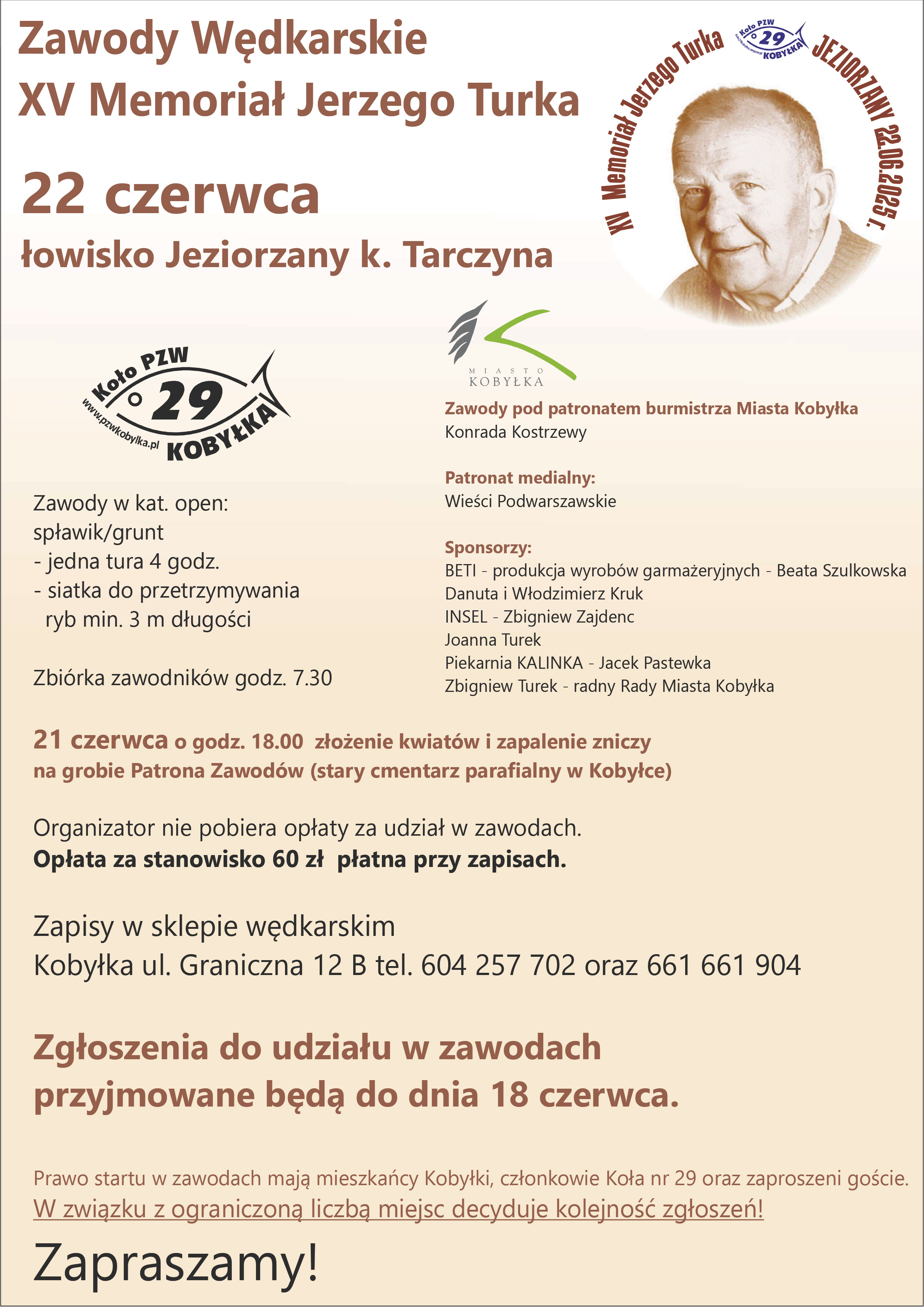 Na plakacie widzimy informacje dotyczące wydarzenia
