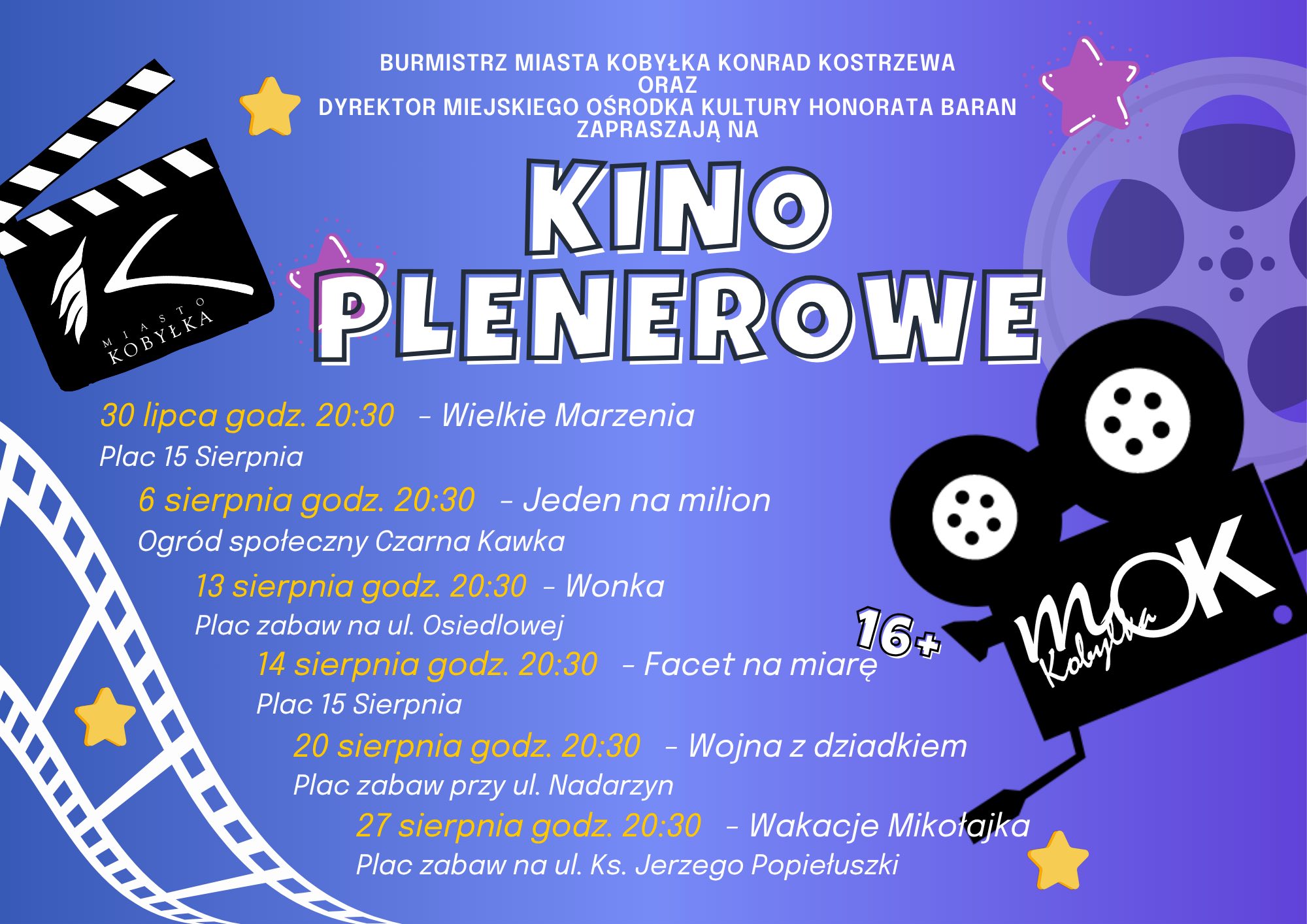 Na plakacie widzimy informacje dotyczące wydarzenia