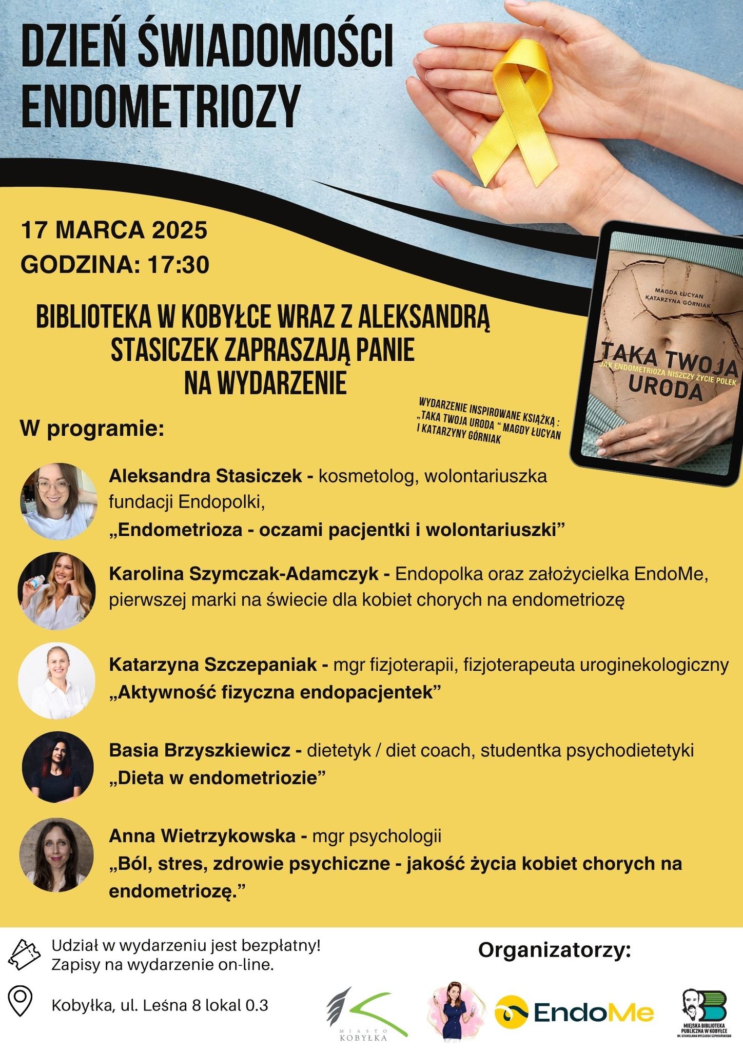 Na plakacie widzimy informacje dotyczące wydarzenia