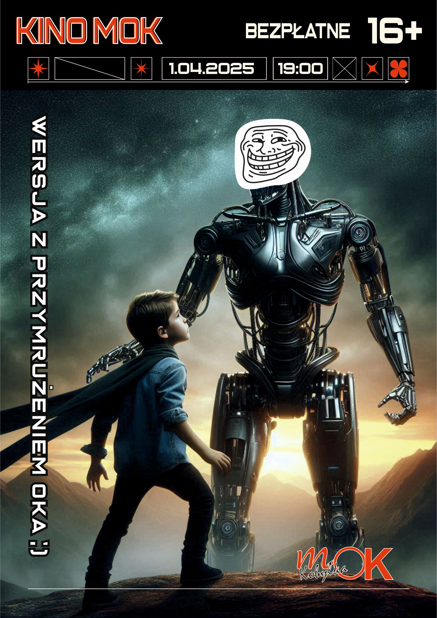 robot i dziecko